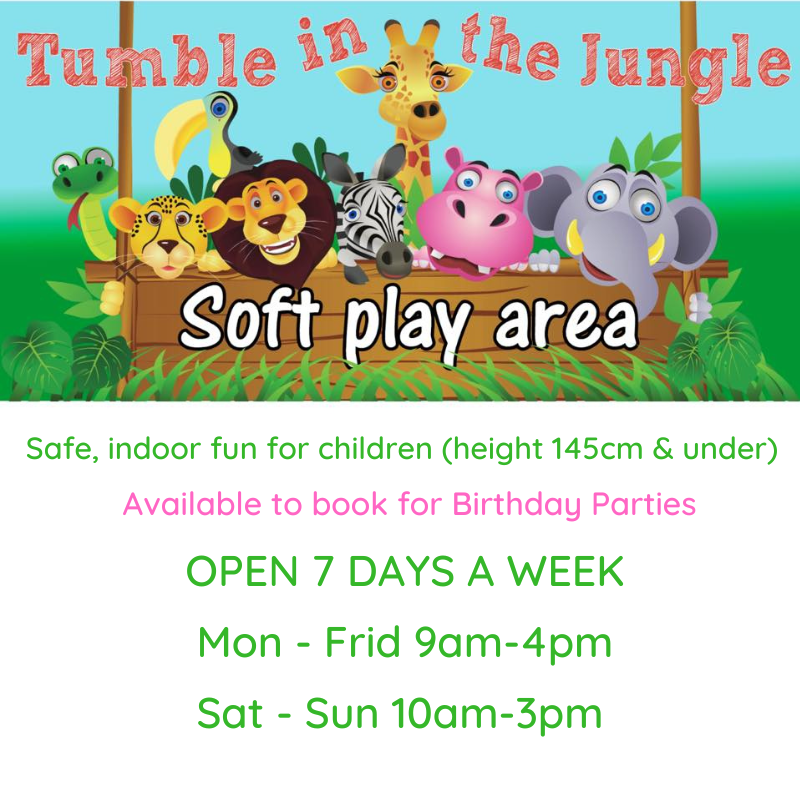 Tumble in the Jungle at the willows block
